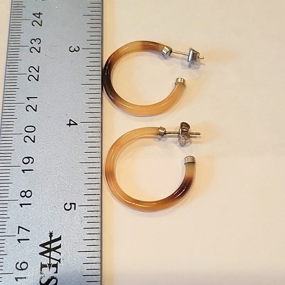 925 silver post and caps on earrings bone? - Picture 3 of 6
